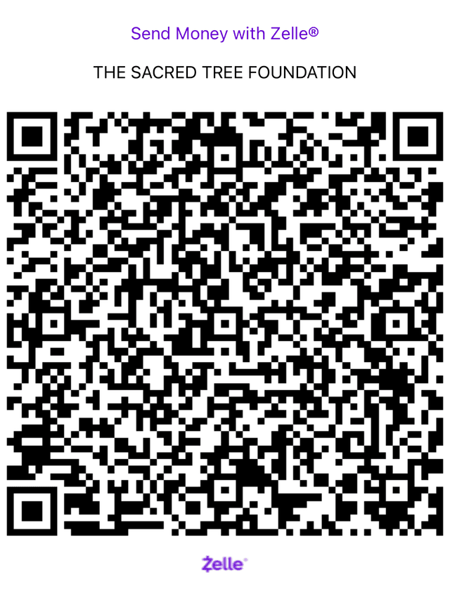 Zelle QR Code for The Sacred Tree Foundation