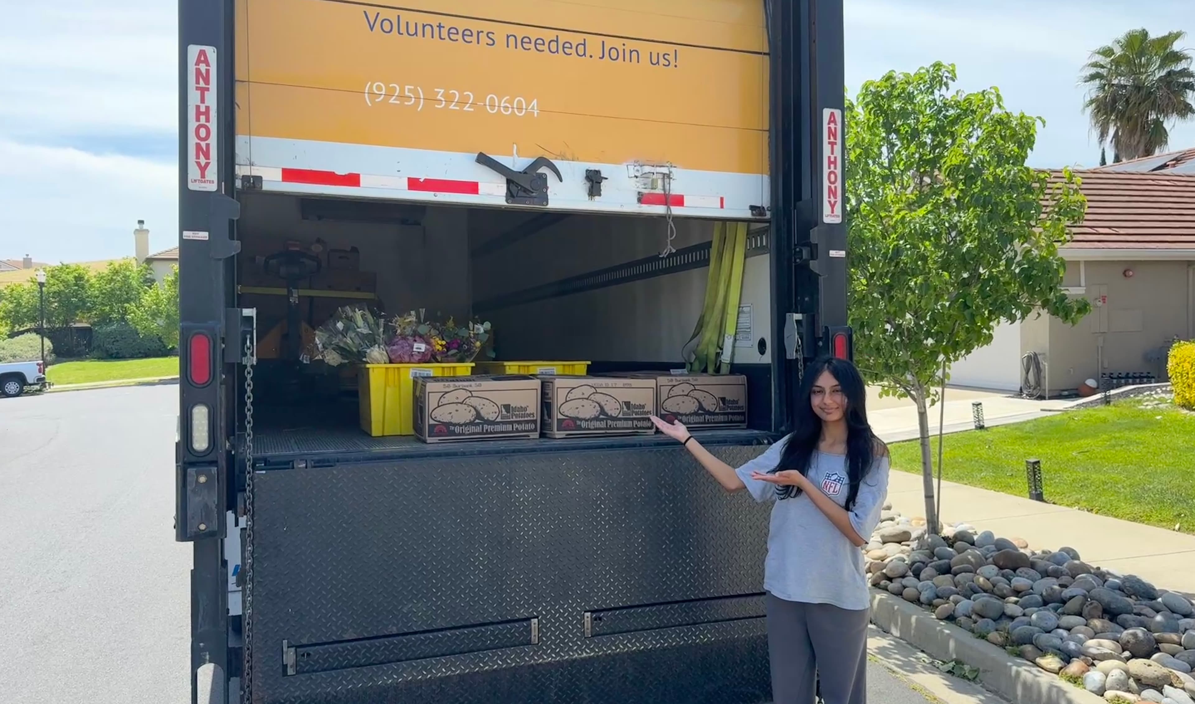 500lbs potato donation to White Pony Express