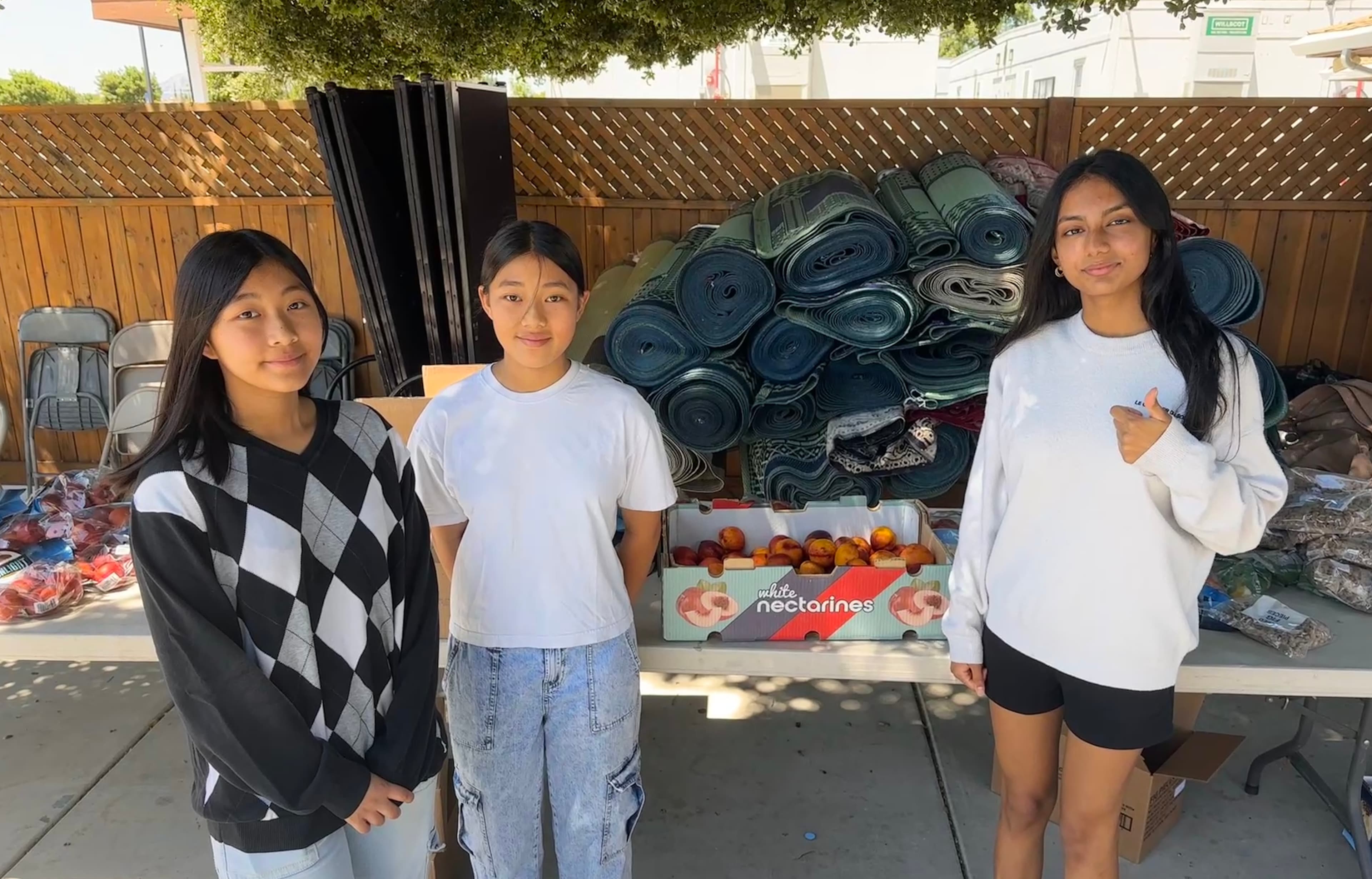 Donation of peaches